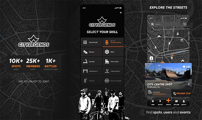 CityLegends screenshot app